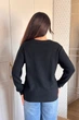 Светр INEDIT 10622 Black ONE SIZE - изображение 3