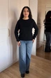 Светр INEDIT 10622 Black ONE SIZE - изображение 6