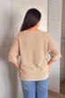 Светр INEDIT 10863 Beige ONE SIZE - зображення 3