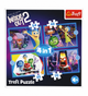 Пазлы Trefl Disney Pixar «Думами наизнанку 2» (Inside Out 2) 4 в 1, 35/48/54/70 элементов, для детей от 4 лет - изображение 1