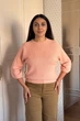 Светр INEDIT 10609 Peach ONE SIZE - изображение 1