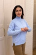 Светр INEDIT 10624 Light-Blue ONE SIZE - изображение 2