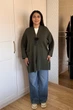 Кардиган INEDIT 12089 Khaki ONE SIZE - изображение 4