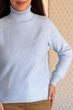 Светр INEDIT 10626 Light-Blue ONE SIZE - изображение 4