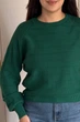 Светр INEDIT 10621 Dark-Green ONE SIZE - изображение 4