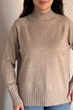 Светр INEDIT 10619-1 Beige ONE SIZE - изображение 4