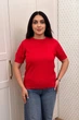 Светр INEDIT 10864 Red ONE SIZE - зображення 1