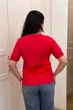 Светр INEDIT 10864 Red ONE SIZE - зображення 3