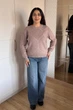 Светр INEDIT 10622 Beige ONE SIZE - изображение 6