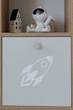 Стеллаж на 6 ячеек / 3 ящика Dreamer Wood, Космос - изображение 4