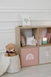 Стеллаж на 6 ячеек / 3 ящика Dreamer Wood, Розовые мечты - изображение 4