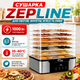 Сушилка для продуктов Zepline ZP-00349 1000 Вт с 7 прозрачными ярусами и регулируемым термостатом 35–80 °C дегидратор для сушки овощей фруктов ягод зелени трав мяса и рыбы - изображение 10