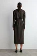 Сукня жіноча COS modal midi wrap dress 1309665001 Eur 44 Коричневий - изображение 3