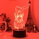 Світлодіодний 3D аніме-світильник LED нічник Маи (Маі/Маї) Сакурадзіма з Bunny Girl Senpai, лампа з RGB-підсвіткою на 7 кольорів - зображення 2