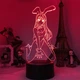 Светодиодный 3D аниме-светильник LED ночник Маи Сакурадзима/Mai Sakurajima с Bunny Girl Senpai лампа с RGB-подсветкой на 7 цветов - изображение 2
