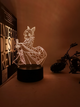 3D аниме-светильник лампа-ночник Канаэ Котё з Клинок, рассекающий демонов Demon Slayer - RGB-лампа с LED-подсветкой на 7 цветов - изображение 4