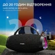 Портативная колонка блютуз W-KING X10S 50W защита от воды IPX7 подсветка RGB - изображение 8