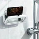 Водонепроницаемый держатель для телефона в ванну Hoco HD16 Wave Waterproof Case настенный с сенсорным экраном Белый - изображение 8