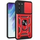Протиударний чохол Armor Ring + захиcт камери для Xiaomi Redmi 15 case Simon червоний - изображение 1
