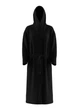 Женский халат Victoria's Secret (26328995871) Cozy Chenille Hooded Long Robe XS/S черный - изображение 4