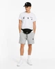 Комплект (футболка белая, шорты серые, кепка черная, бананка) 2XL OWN-126 - изображение 1