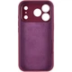 Чохол Silk Full Camera Protective (AA) NO LOGO для Apple iPhone 17 Pro (6.3") Бордовий / Plum - 00000083806_5 - изображение 3
