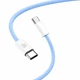 Кабель Make Type-C to Type-C PD 65W Nylon 1 м Blue (MCB-CN1BL) - изображение 3