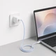 Кабель Make Type-C to Type-C PD 65W Nylon 1 м Blue (MCB-CN1BL) - изображение 5