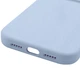Силиконовый чехол Silicone Silk Full Camera Protective (AA) No Logo для iPhone 17 (Айфон 17 ), матовая накладка Soft Touch с полной защитой камеры, корпуса, мягкой подкладкой из микрофибры Lilac Blue - изображение 4