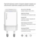 Мережевий зарядний пристрій ColorWay GaN Mini 25W USB-C PD 3.0 PPS QC 4.0+ White (CW-CHS052PD-WT) - зображення 8