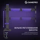 Кріплення настільне для монітора GamePro 17-40" Black/Violet (MAG100V) - зображення 10
