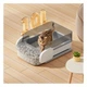 Смарт автоматичний лоток Petwant Auto Self-Cleaning Cat Litter Box BP-01, котячий туалет, відкритий - зображення 4