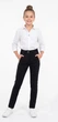 Брюки трикотажные девочки SLY 406/S/19 черный 146 - изображение 1