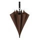 Зонт Lesko H11 Dark Brown от дождя большой купол - зображення 5