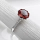 Серебряное кольцо с султанитом "Полярис" 17.5 р - изображение 3