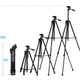 Штатив Tripod 3366 PRO black тренога для телефону фотоапарату чохол - зображення 11