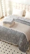Муслиновое покрывало Malloory home 150*200 см Веточки Серое - изображение 7
