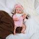 Інтерактивний пупс Reborn Baby Born Elly 42 см — реагує на рухи, сміється, плаче та засинає, з аксесуарами (RBM24018) - изображение 5