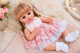 Реалістична лялька Reborn Baby Doll Sandy 55 см – вінілова дівчинка з волоссям та аксесуарами, можна купати (RB076) - изображение 3