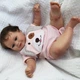 Реалістична вінілова Реборн лялька дівчинка 50 см Baby Doll з аксесуарами, можна купати (RB006) - зображення 5