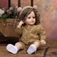 Реалістична лялька Reborn Baby Doll Hazel 55 см — вінілова дівчинка з кучерявим волоссям та аксесуарами, можна купати (RB080) - зображення 4
