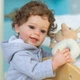 Реалістична вінілова лялька Reborn Baby Benjamin хлопчик 55 см – силіконова лялька, яку можна купати (RB049) - изображение 7
