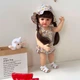 Реалістична лялька реборн Reborn Baby Doll Stella 55 см - вінілова, з волоссям, аксесуарами, можна купати (RB065) - изображение 2