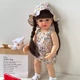 Реалістична лялька реборн Reborn Baby Doll Stella 55 см - вінілова, з волоссям, аксесуарами, можна купати (RB065) - изображение 3