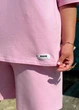 Женский летний костюм с футболкой и шортами K065 3XL-4XL (58-60) Розовый - изображение 6
