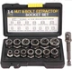 Екстрактори болтів Nut Extractor ES-14 комплект 14 предметів для зірваних кріплень у кейсі - зображення 8