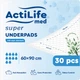Пеленки гигиенические впитывающие Actilife Med Super 60х90 см 30 шт (4820174981495) - изображение 1