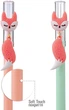 Набор ручек масляных YES Forest princesses Smart fox 0.7 мм Синий 24 шт (412009) (5056137178155) - изображение 4
