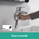 Смеситель для раковины HANSGROHE Logis 70 71070000 с донным клапаном - изображение 17