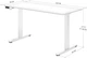 Стол с электрорегулировкой высоты Mealux PowerDesk Duo XL White (EVO-252 Duo W/W) - изображение 3